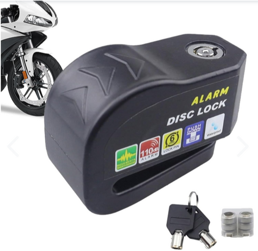 Candado Disco Alarma Para Moto